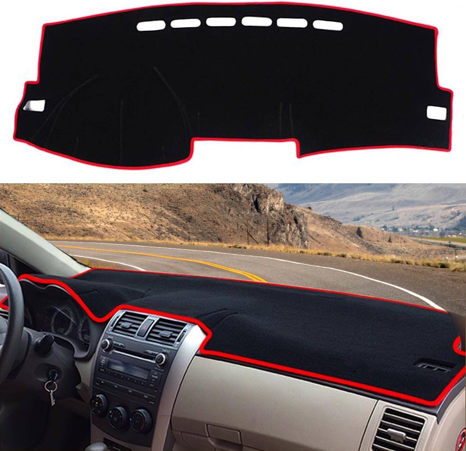 غطاء لوحة قيادة السيارة